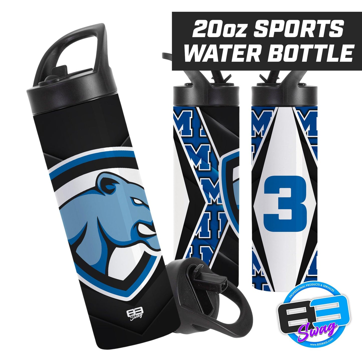 Mulberry Panthers - 20oz Sports Tumbler - 83Swag