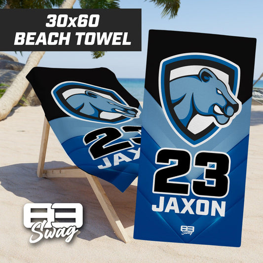 Mulberry Panthers - 30"x60" Beach Towel - 83Swag