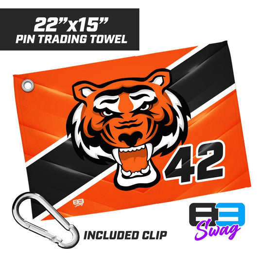 Nassau Tigers Baseball - 22"x15" Pin Trading Towel - 83Swag