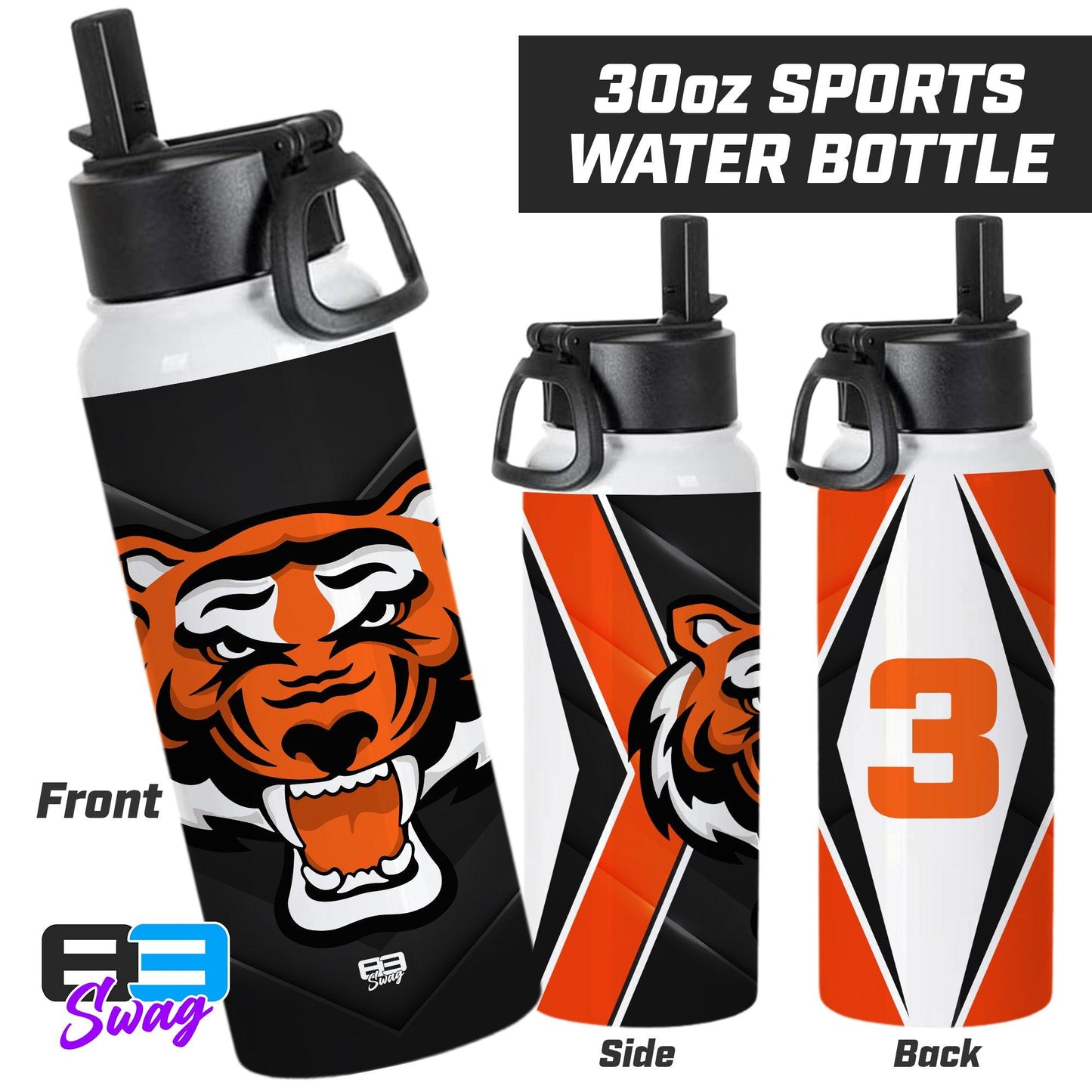 Nassau Tigers Baseball - 30oz Sports Tumbler - 83Swag