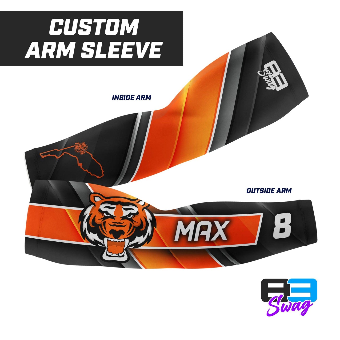 Nassau Tigers Baseball - Arm Sleeve - 83Swag