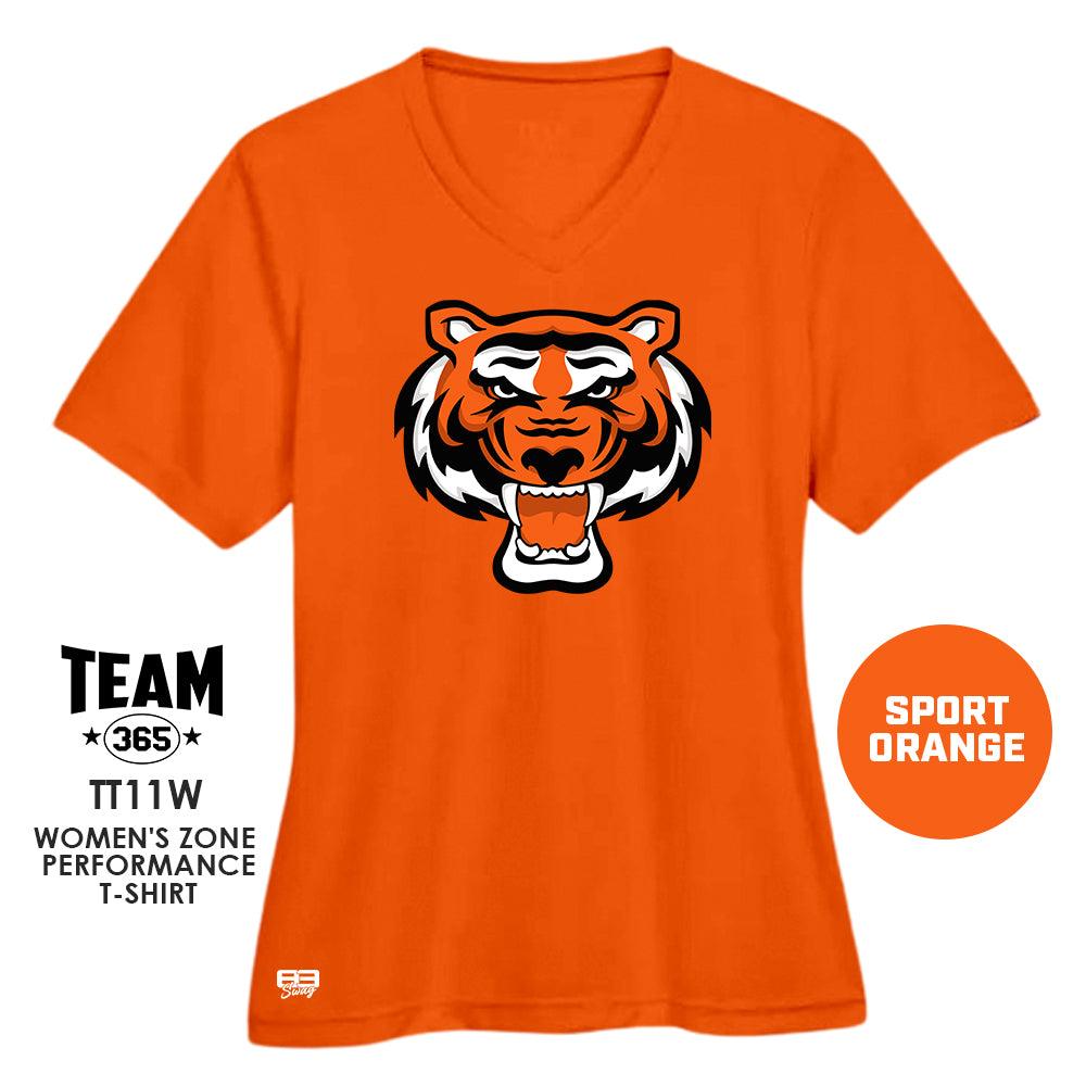 Nassau Tigers Baseball V1 - Cool & Dry Performance Women's Shirt - MULTIPLE COLORS AVAILABLE - 83Swag