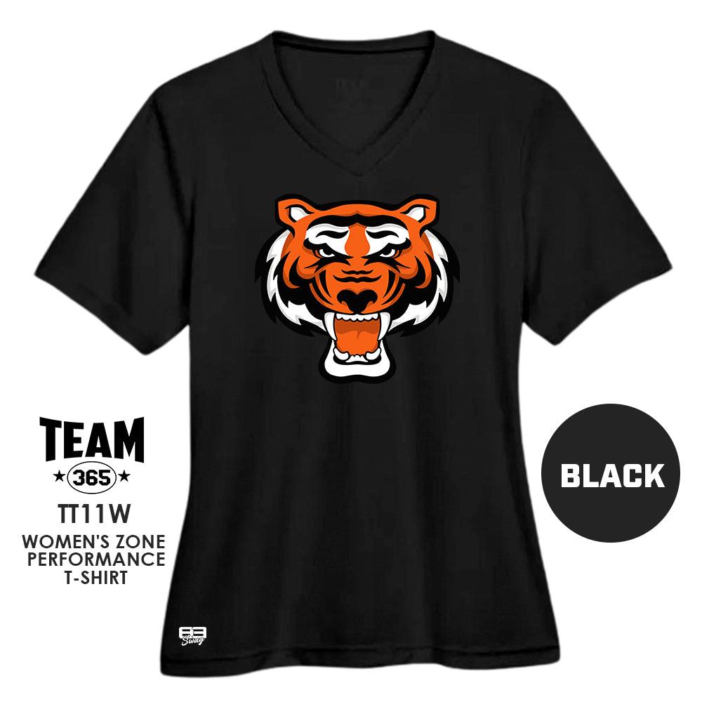 Nassau Tigers Baseball V1 - Cool & Dry Performance Women's Shirt - MULTIPLE COLORS AVAILABLE - 83Swag