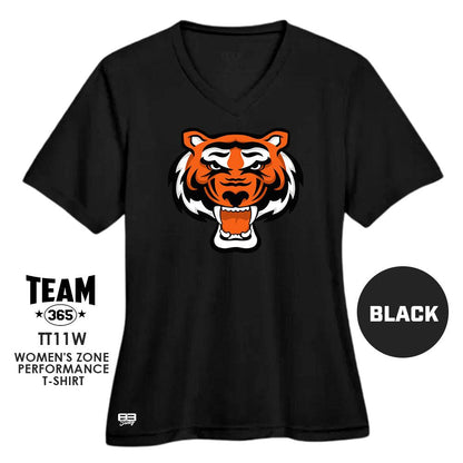 Nassau Tigers Baseball V1 - Cool & Dry Performance Women's Shirt - MULTIPLE COLORS AVAILABLE - 83Swag