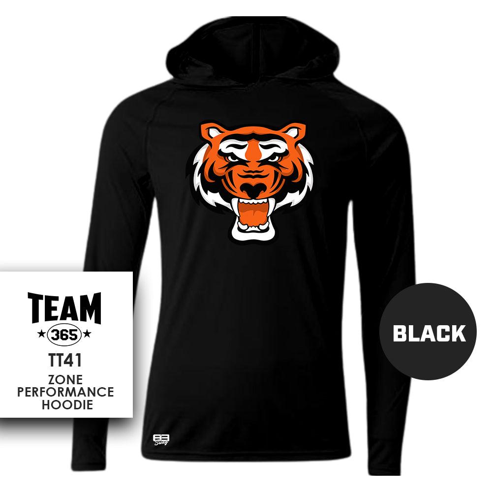 Nassau Tigers Baseball V1- Lightweight Performance Hoodie - MULTIPLE COLORS - 83Swag