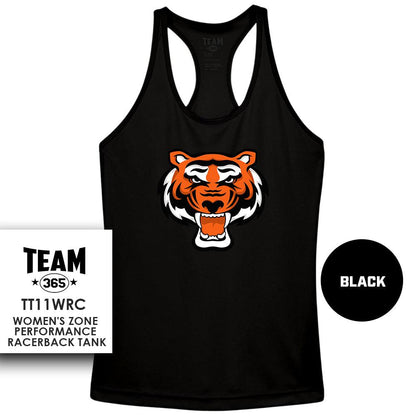 Nassau Tigers Baseball V1 - Performance Women’s Racerback T - MULTIPLE COLORS AVAILABLE - 83Swag