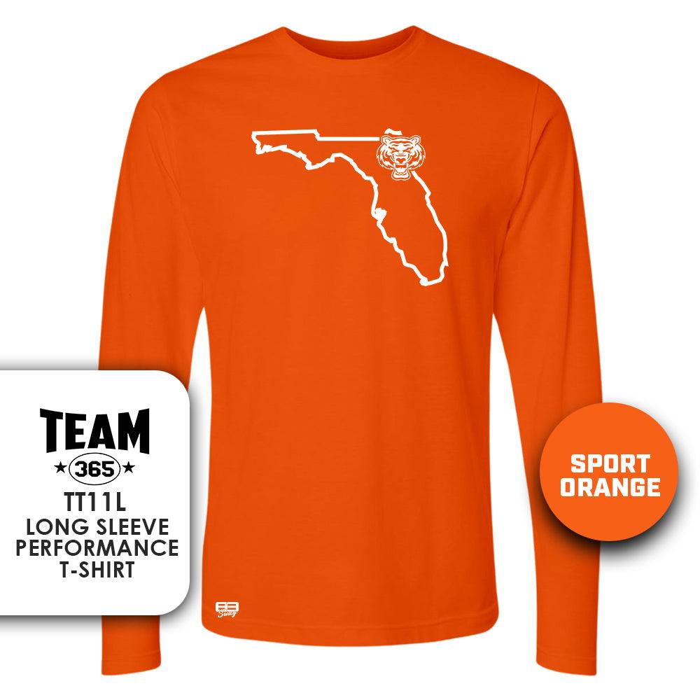 Nassau Tigers Baseball V2 - Lightweight Performance Long Sleeve - MULTIPLE COLORS - 83Swag