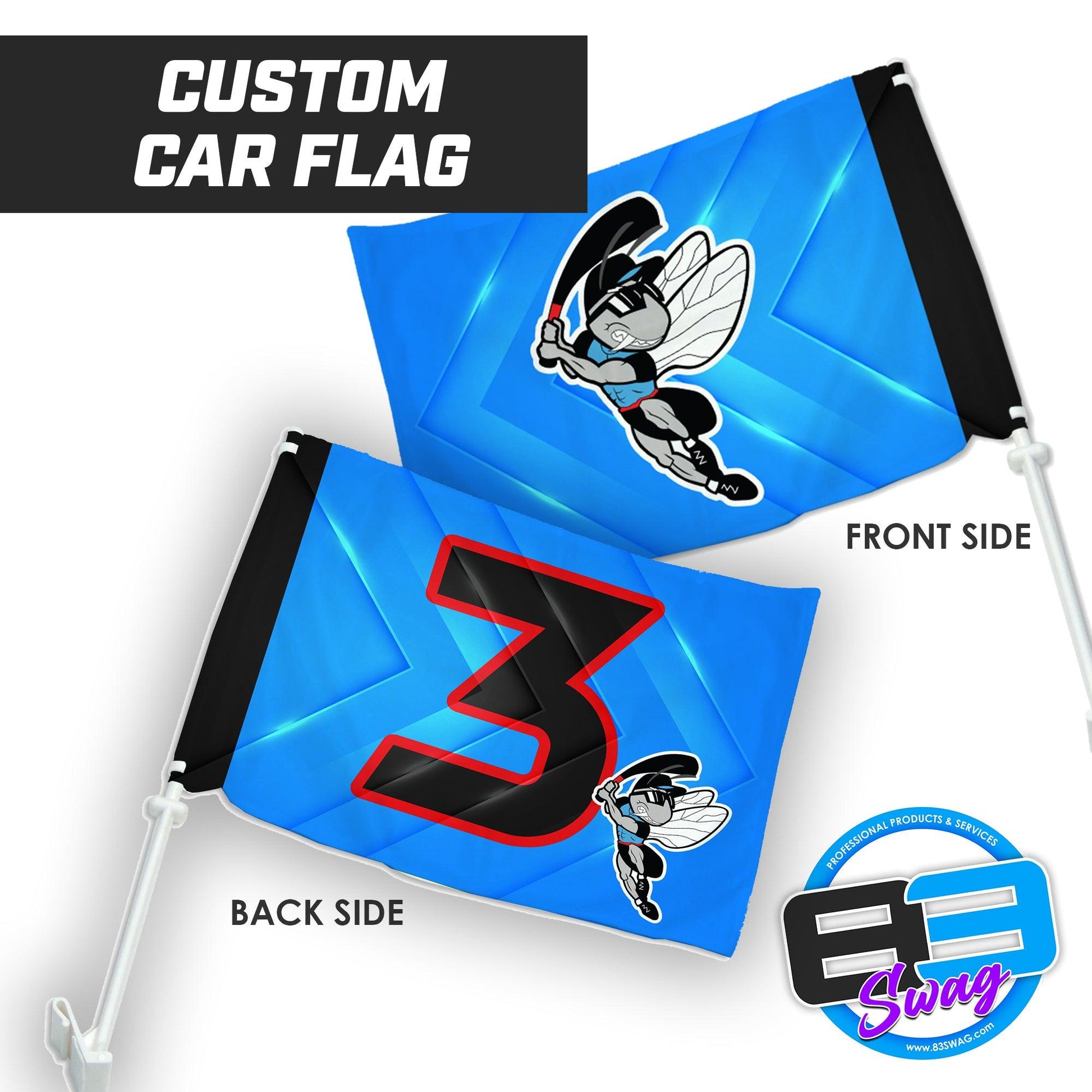 NBC Gnats - Car Flag - 83Swag