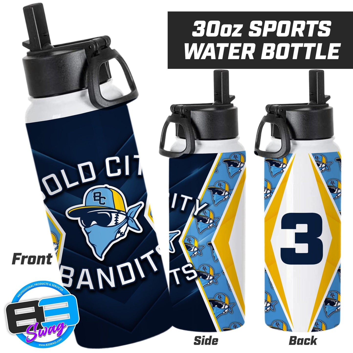 NEW! Bold City Bandits - 30oz Sports Tumbler - 83Swag