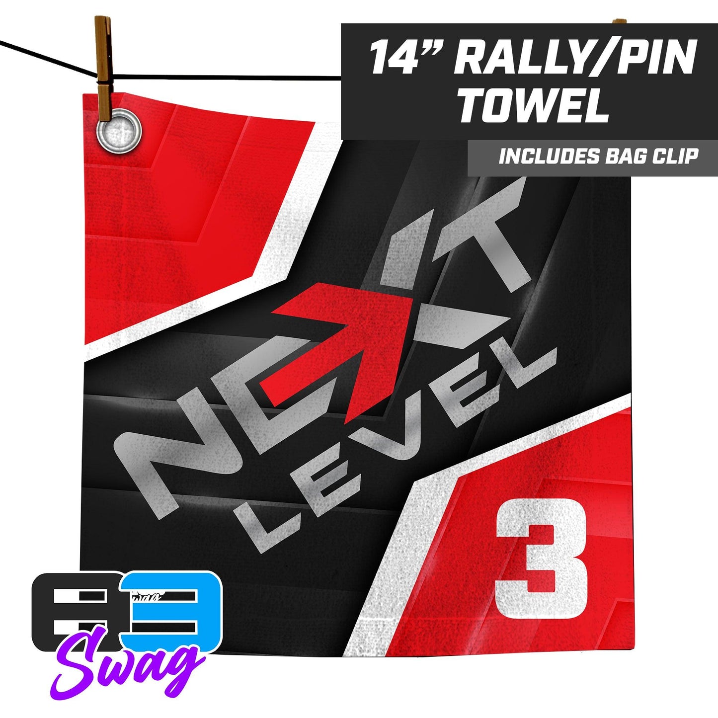 Next Level Baseball - 14"x14" Rally Towel - 83Swag