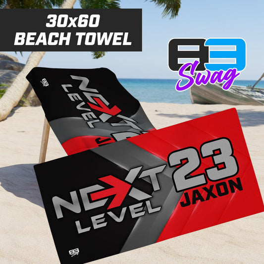 Next Level Baseball - 30"x60" Beach Towel - 83Swag