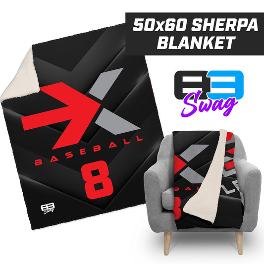 Next Level Baseball - 50”x60” Plush Sherpa Blanket V2 - 83Swag