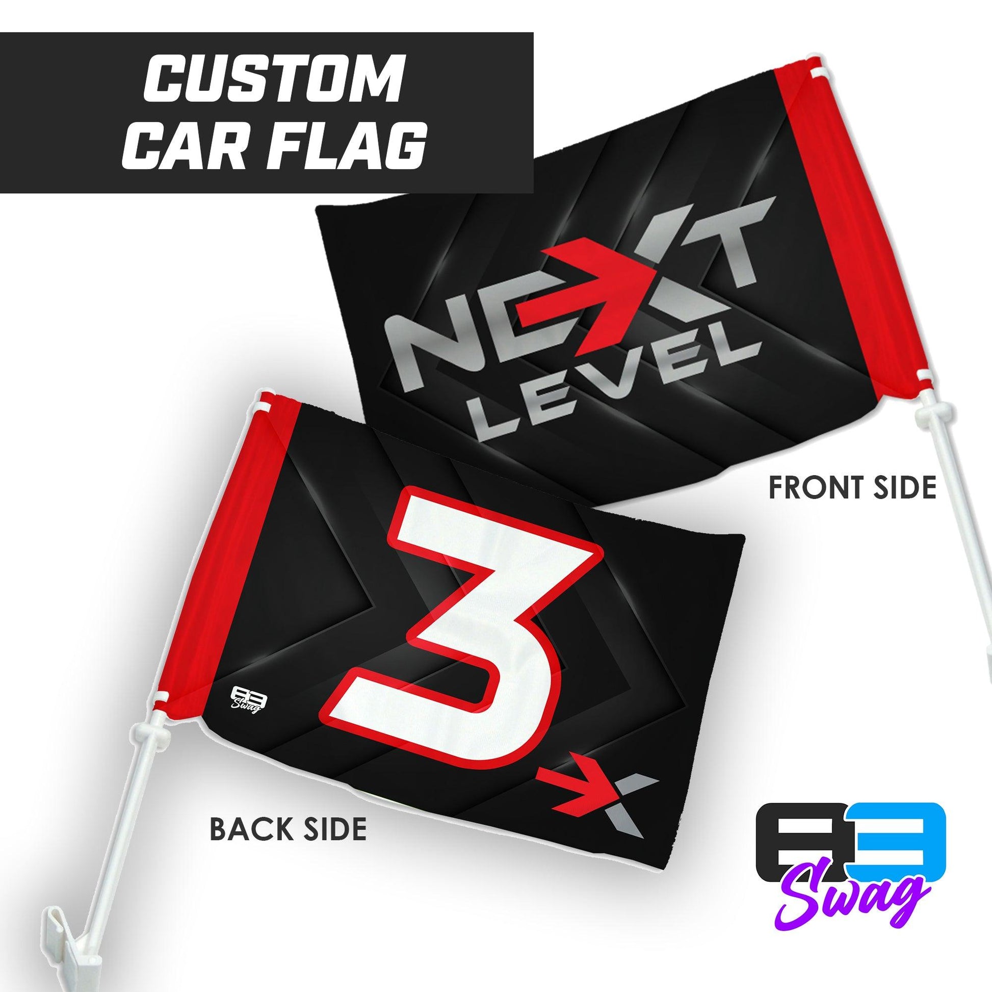 Next Level Baseball - Car Flag - 83Swag