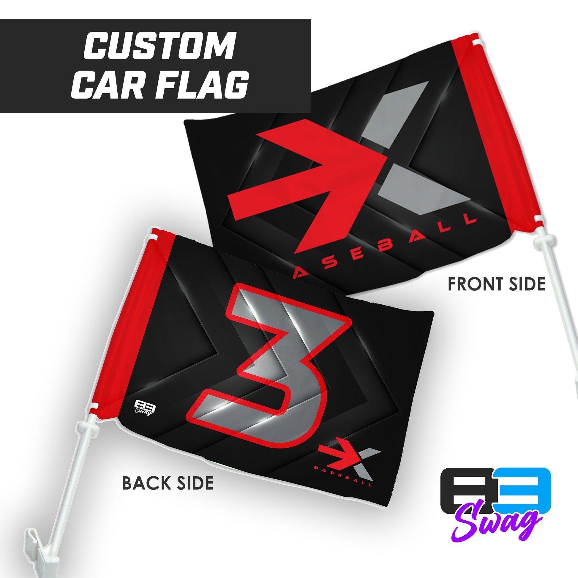 Next Level Baseball - Car Flag V2 - 83Swag