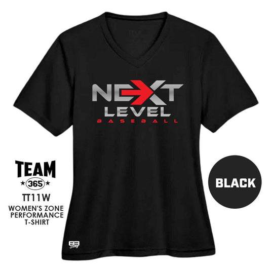 Next Level Baseball V1 - Cool & Dry Performance Women's Shirt - MULTIPLE COLORS AVAILABLE - 83Swag