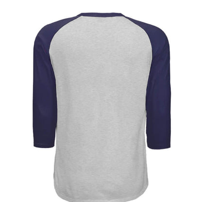 HEATHER GREY / NAVY - BACK
