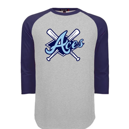 HEATHER GREY / NAVY - FRONT