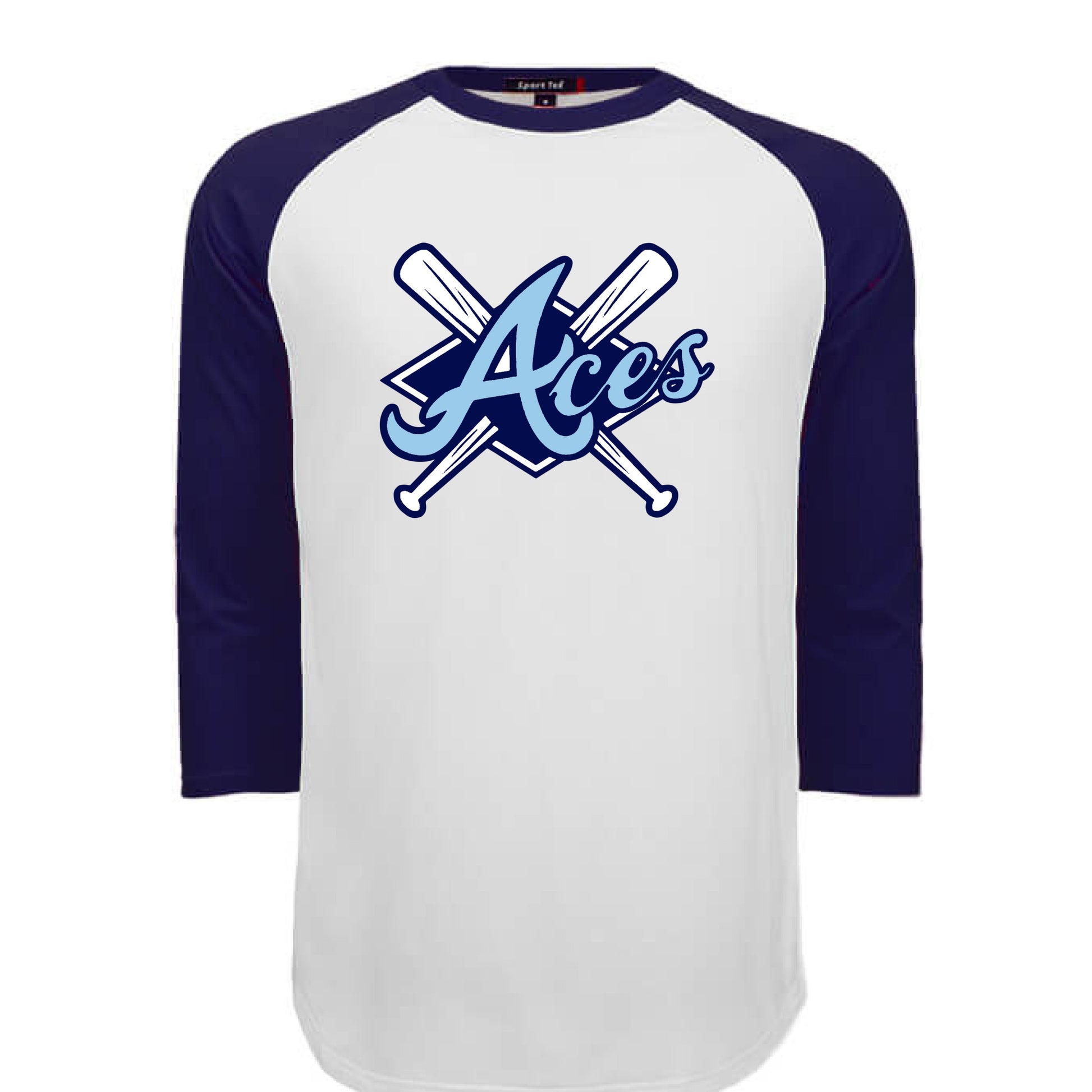 WHITE / NAVY - FRONT