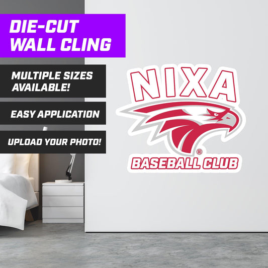 NIXA Baseball Club Custom Die-Cut Wall Cling - 83Swag