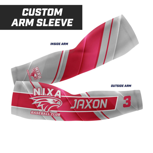 NIXA Baseball Club Grey Out - Arm Sleeves - 83Swag