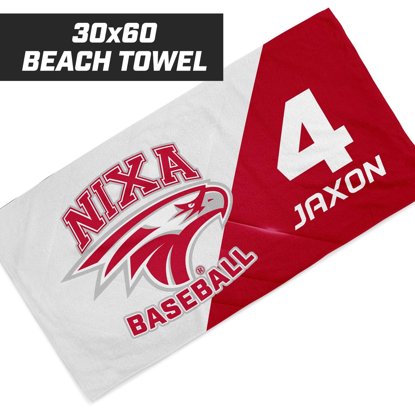 NIXA Varsity Baseball - 30"x60" Beach Towel - 83Swag