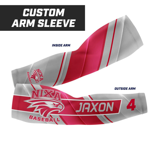 NIXA Varsity Baseball Grey Out - Arm Sleeves - 83Swag