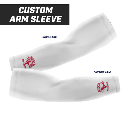 NIXA Varsity Baseball - White - Arm Sleeves - 83Swag