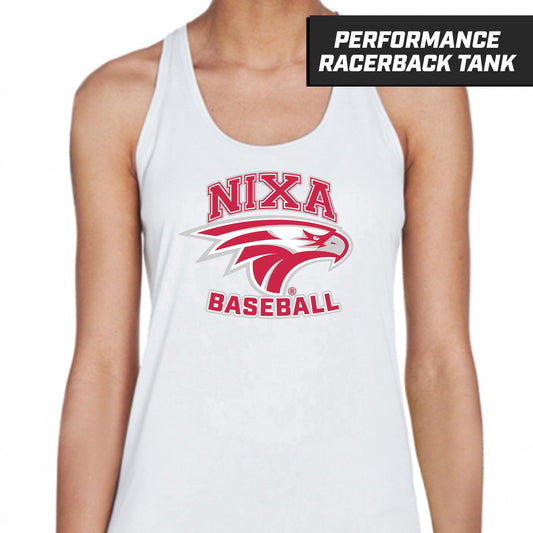 NIXA Varsity Baseball - Women's Zone Performance Racerback Tank - 83Swag