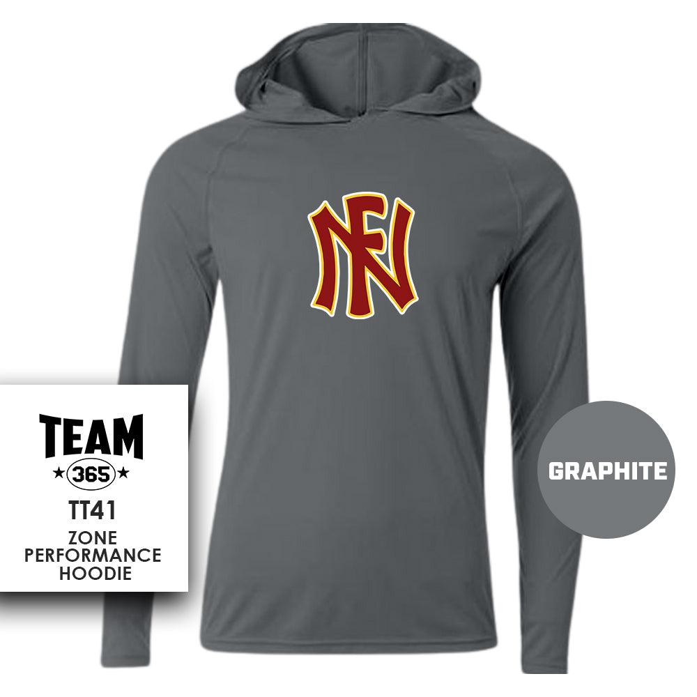 North Florida Tribe - LOGO 2 - Lightweight Performance Hoodie - MULTIPLE COLORS - 83Swag
