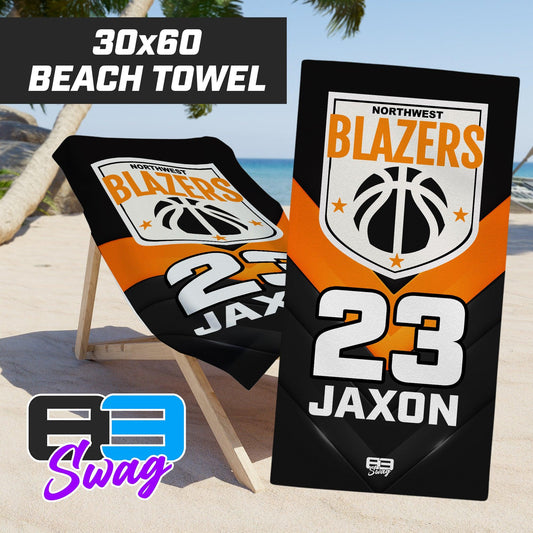 Northwest Blazers Basketball - 30"x60" Beach Towel - 83Swag