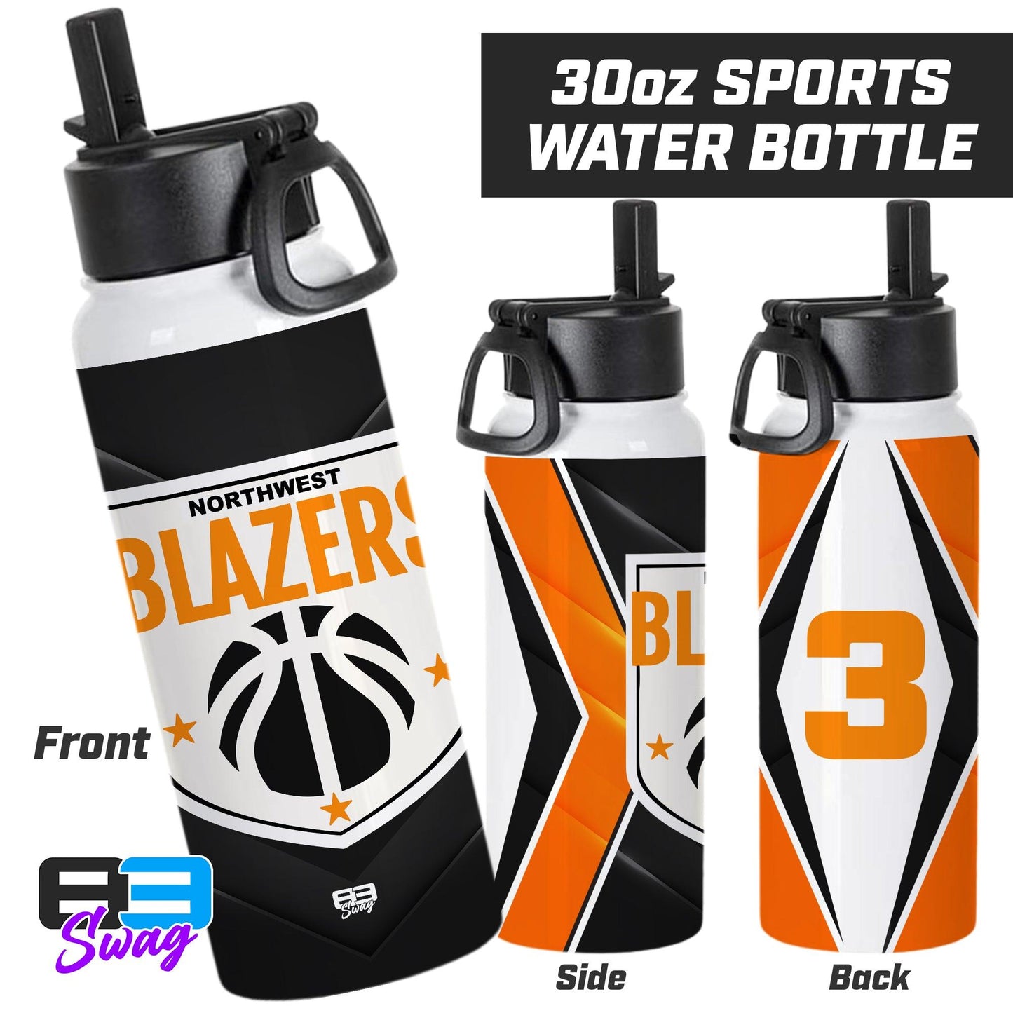 Northwest Blazers Basketball - 30oz Sports Tumbler - 83Swag