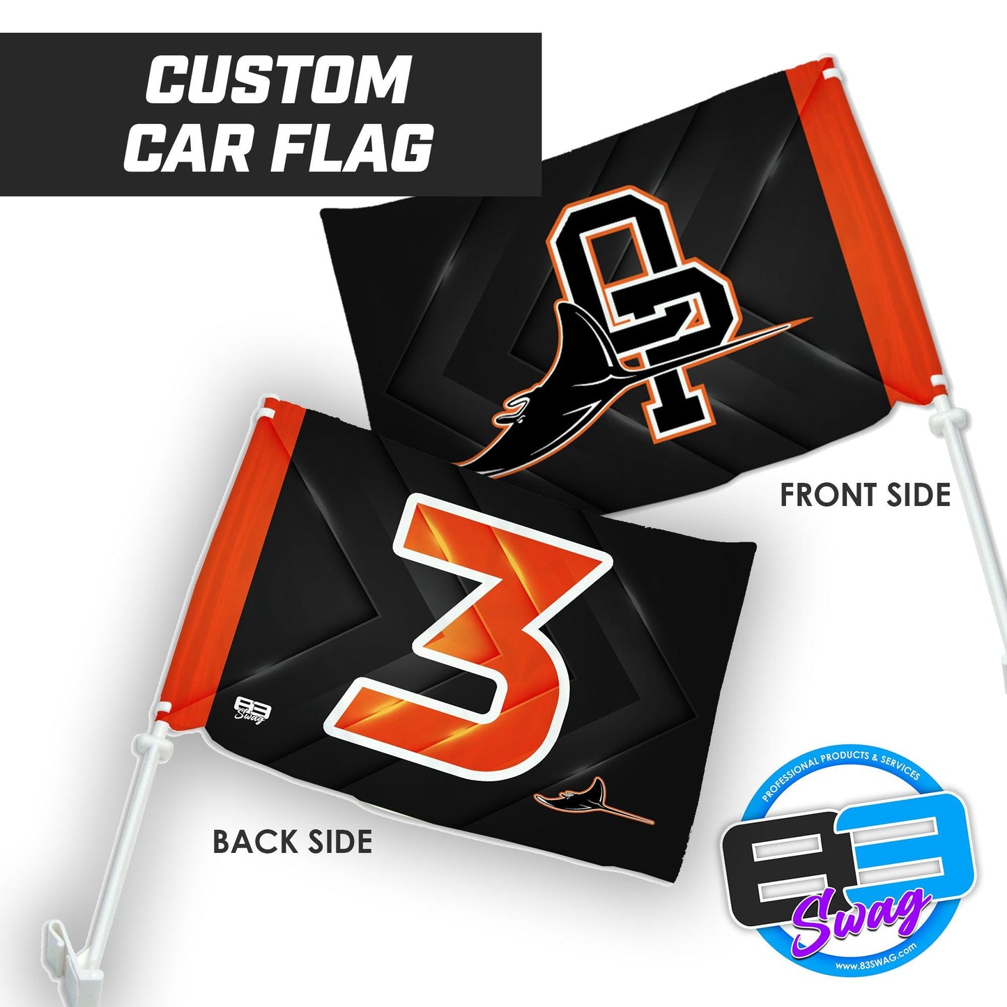 OPAA Rays - Car Flag - 83Swag