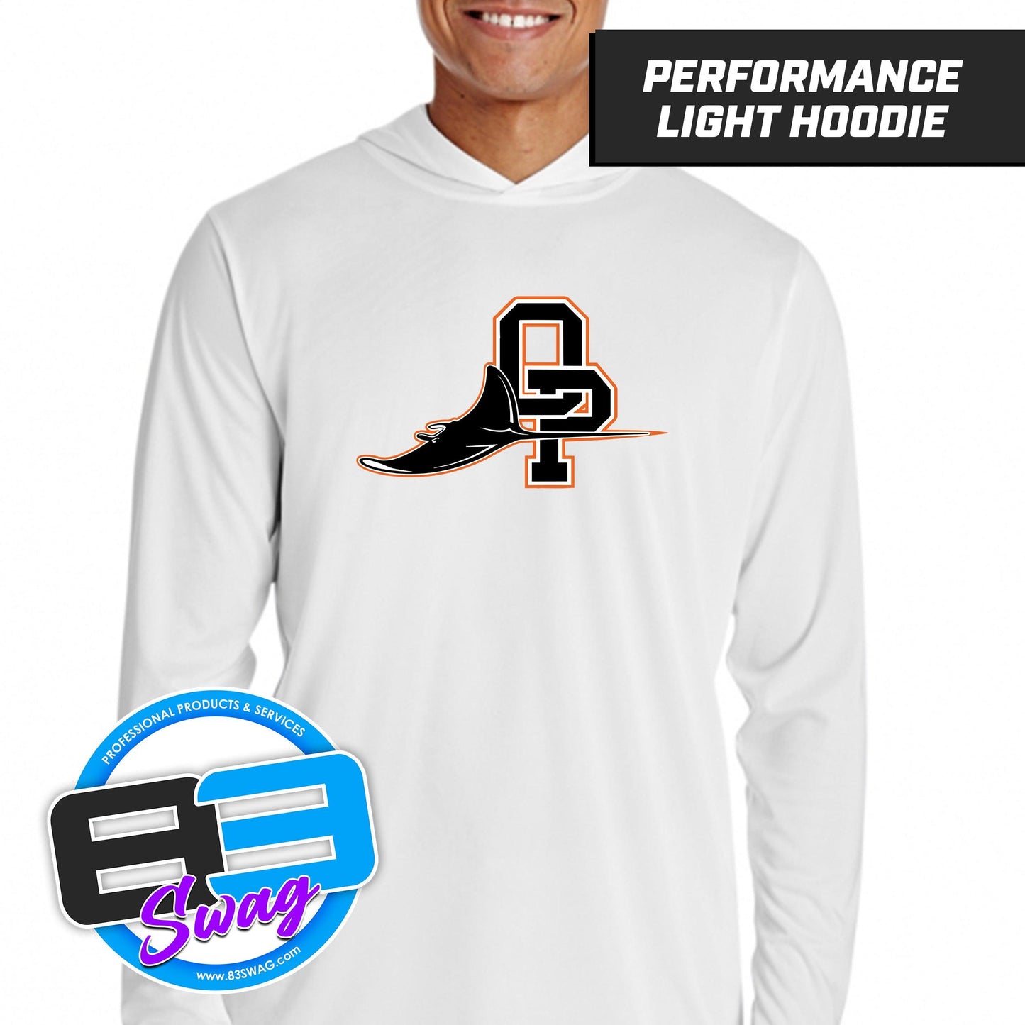 OPAA Rays - LOGO 1 - Lightweight Performance Hoodie - 83Swag