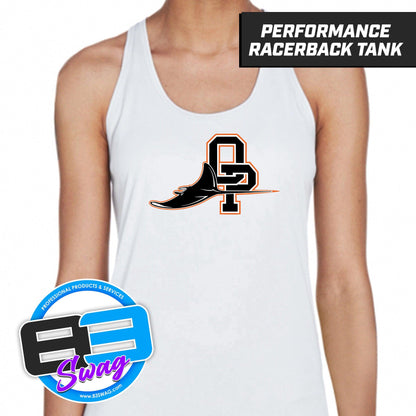 OPAA Rays - LOGO 1 - Women's Zone Performance Racerback Tank - 83Swag