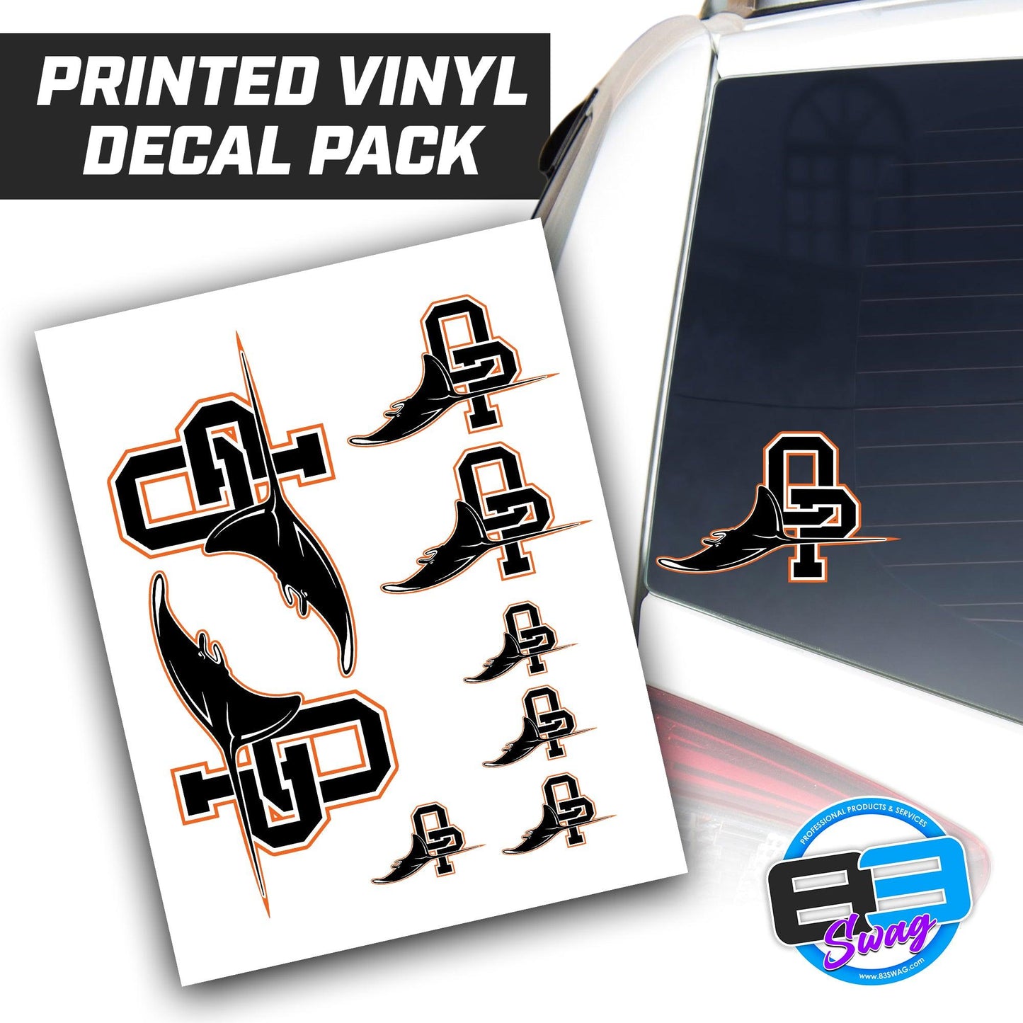 OPAA Rays - Logo Vinyl Decal Pack - 83Swag