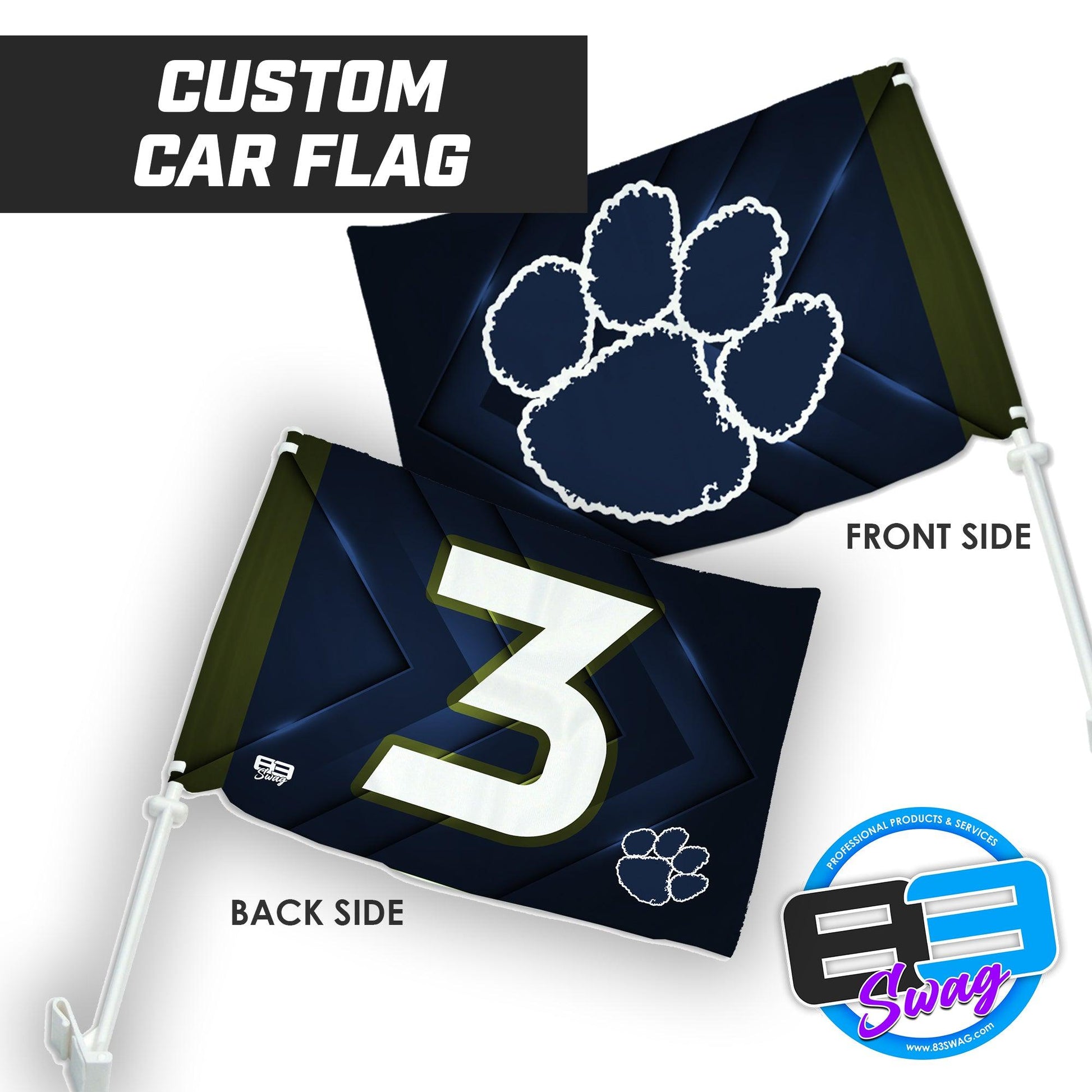 Panthers Baseball - Car Flag - 83Swag