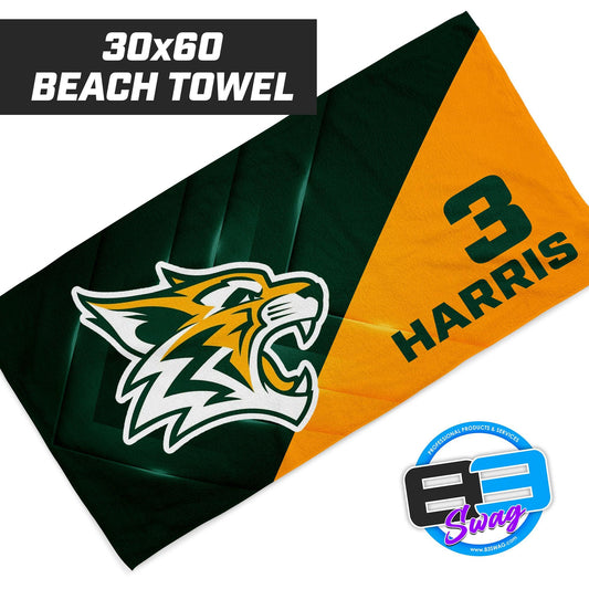 Paradise Junior Bobcats - 30"x60" Beach Towel - 83Swag