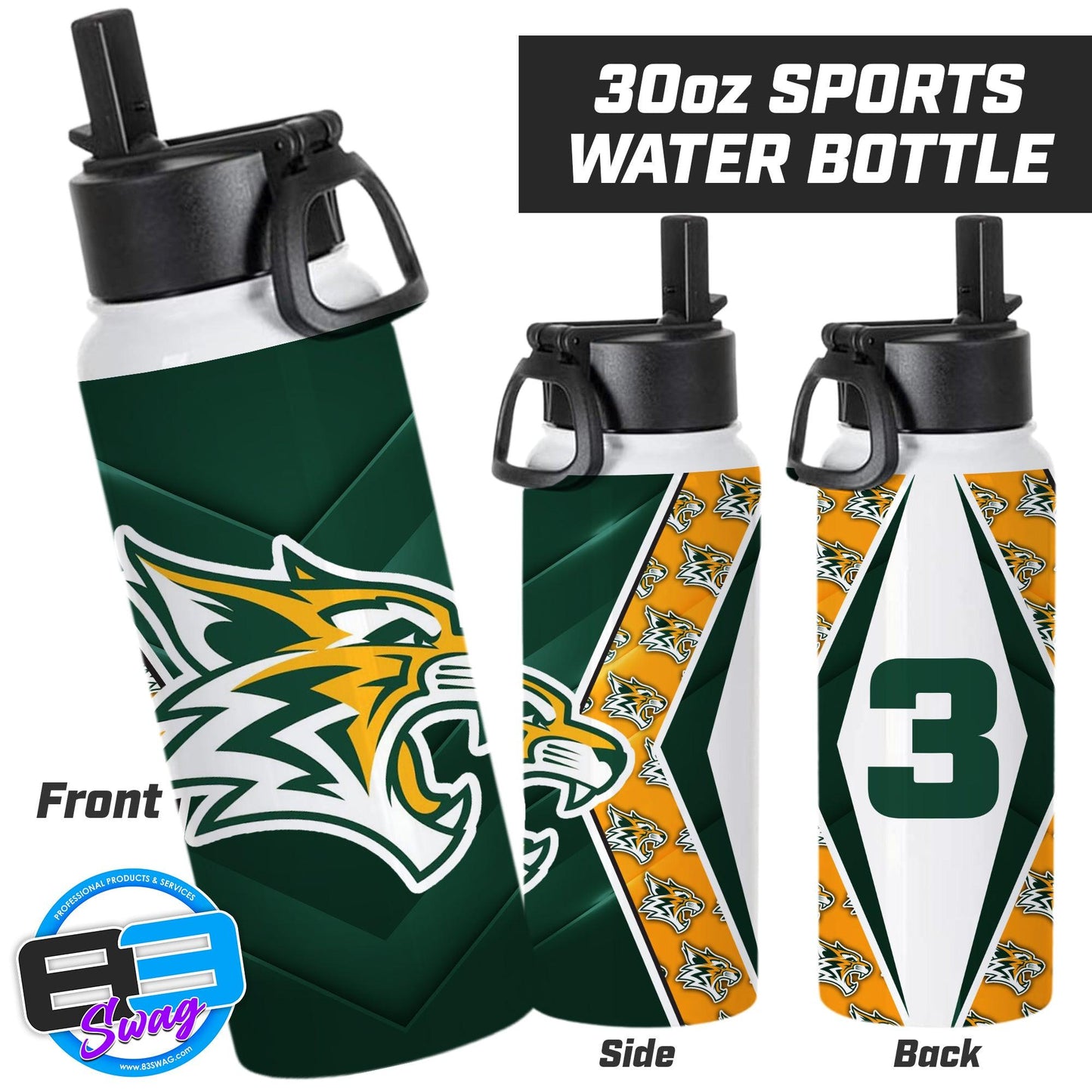 Paradise Junior Bobcats - 30oz Sports Tumbler - 83Swag