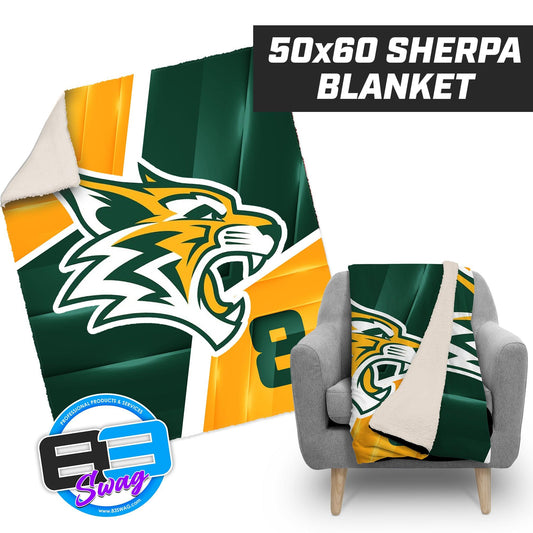 Paradise Junior Bobcats - 50”x60” Plush Sherpa Blanket - 83Swag