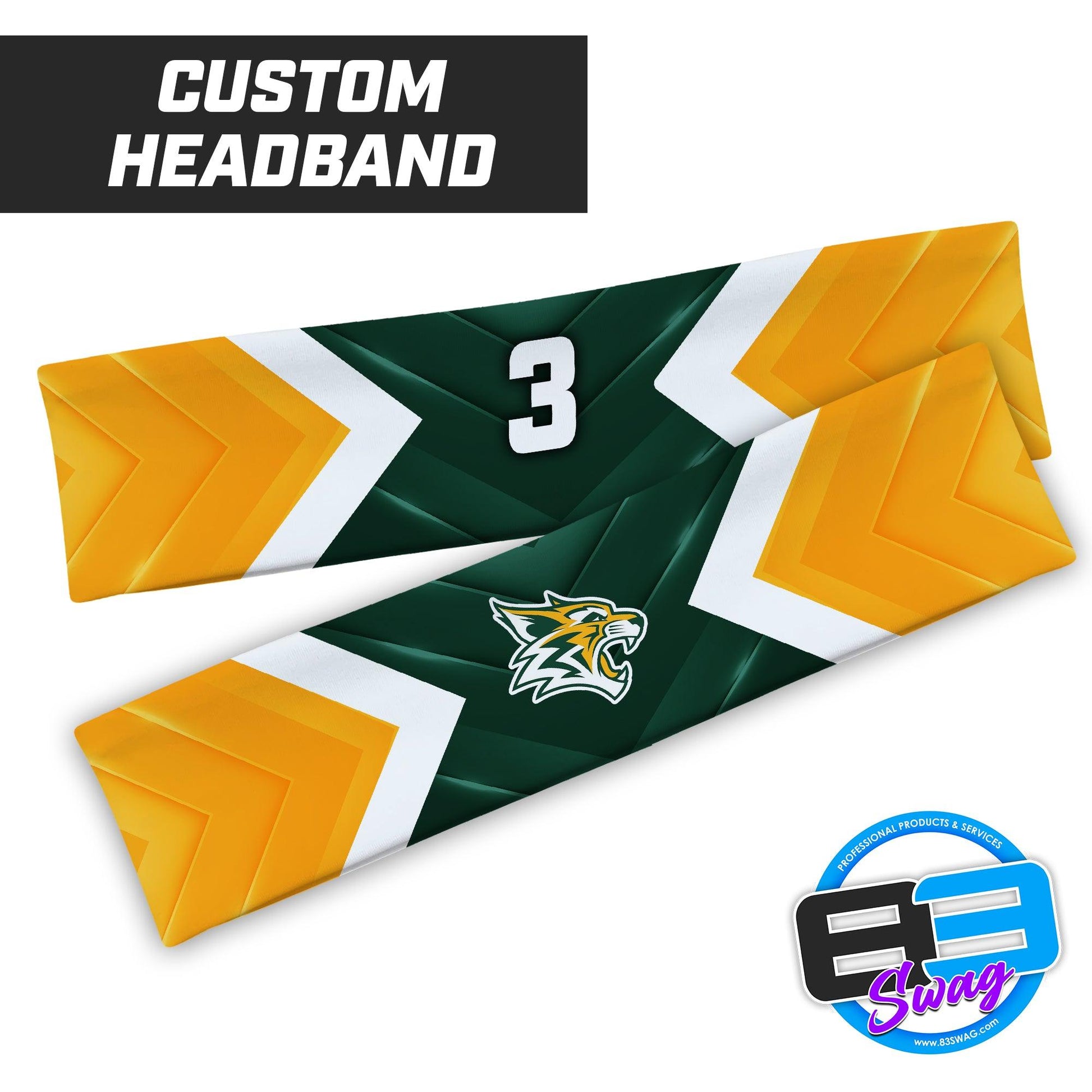 Paradise Junior Bobcats - Headband - 83Swag