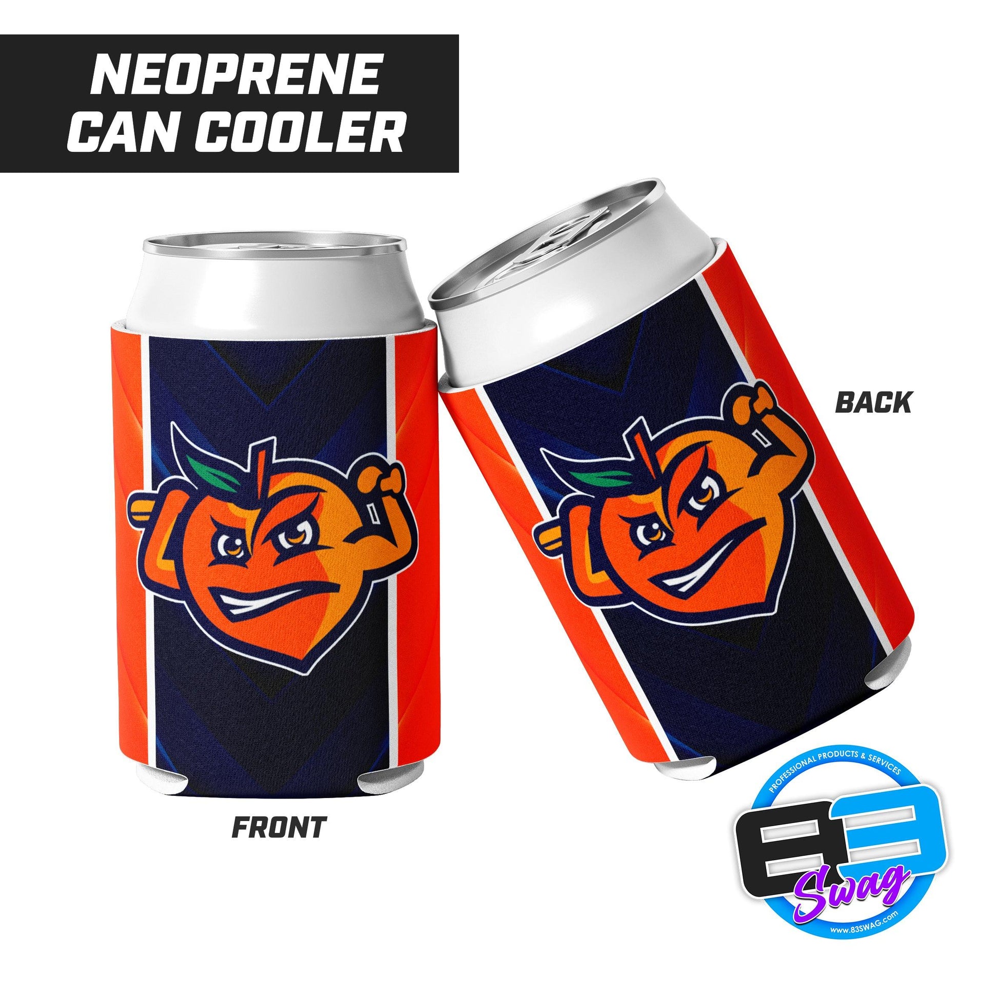 Peach Clobbers Baseball - Can Cooler - 83Swag