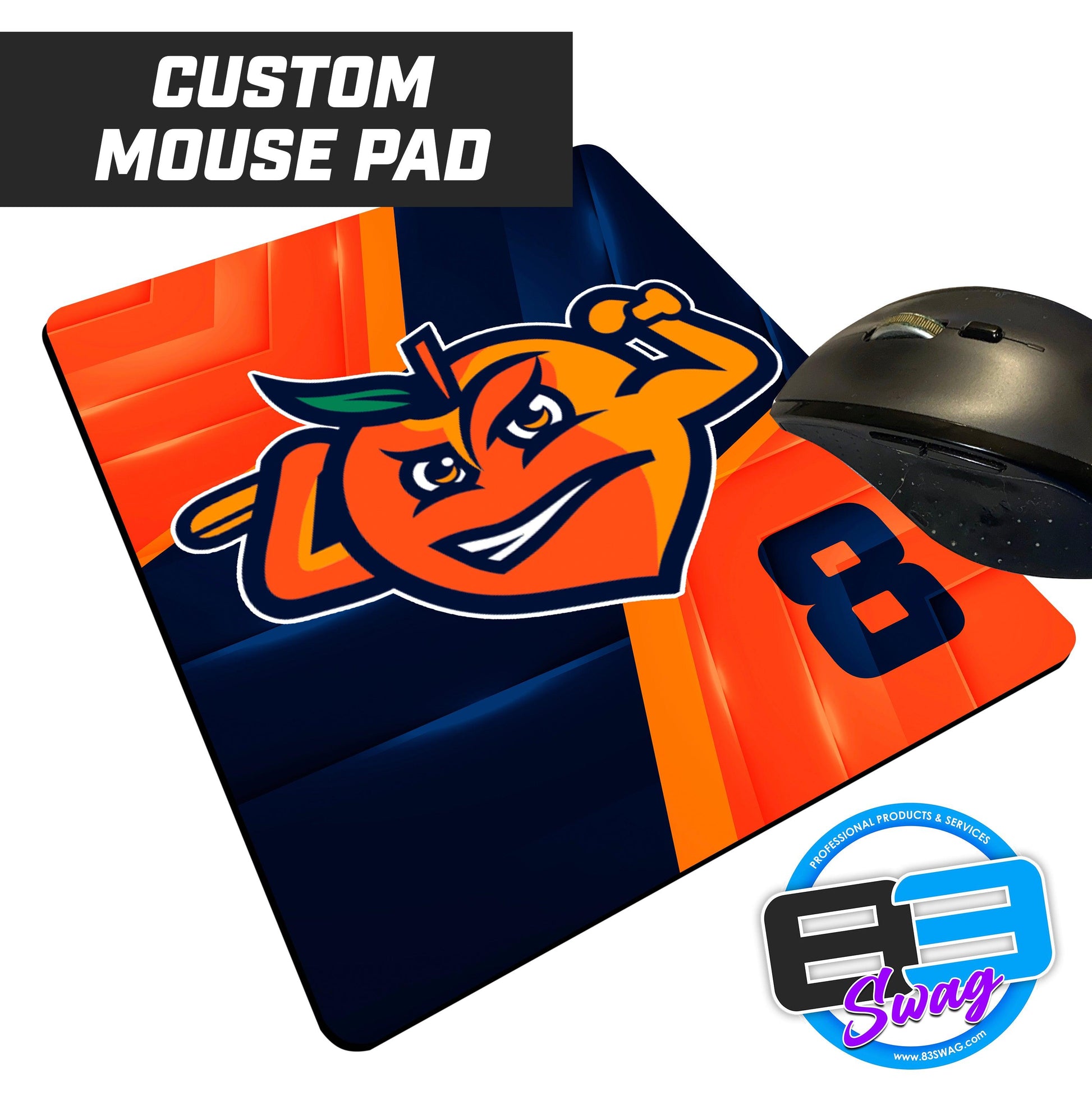 Peach Clobbers Baseball - Mouse Pad - 83Swag