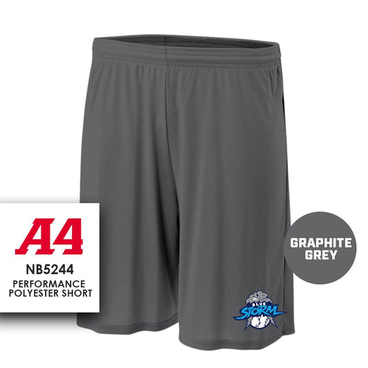 Performance Shorts - Blue Storm Baseball - 83Swag