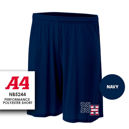 Performance Shorts - MULTIPLE COLORS AVAILABLE - North Hunterdon Baseball - 83Swag