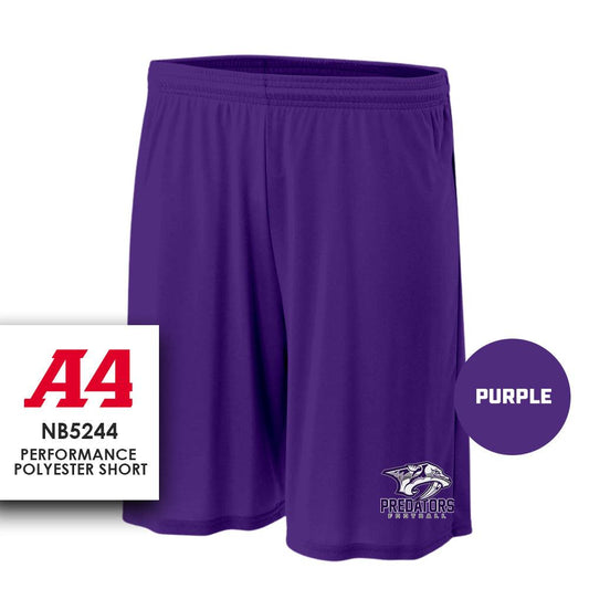 Performance Shorts - MULTIPLE COLORS AVAILABLE - Predators Football - 83Swag
