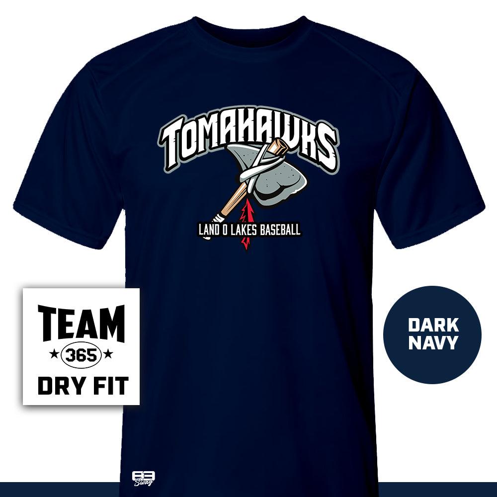 Performance T-Shirt - MULTIPLE COLORS AVAILABLE - Land O Lakes Tomahawks Baseball OG - 83Swag