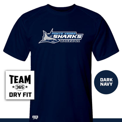 Performance T-Shirt - MULTIPLE COLORS AVAILABLE - Ponte Vedra Sharks Baseball - 83Swag