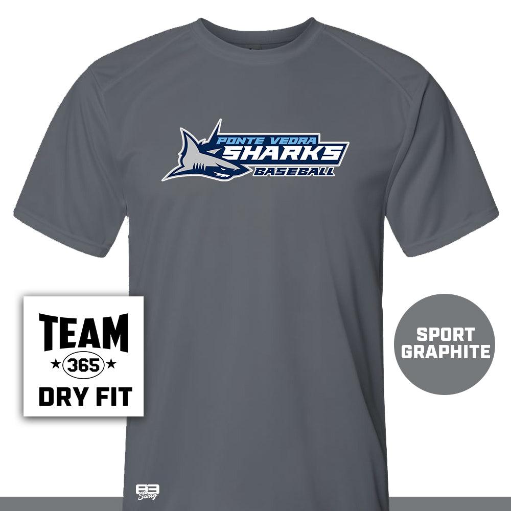 Performance T-Shirt - MULTIPLE COLORS AVAILABLE - Ponte Vedra Sharks Baseball - 83Swag