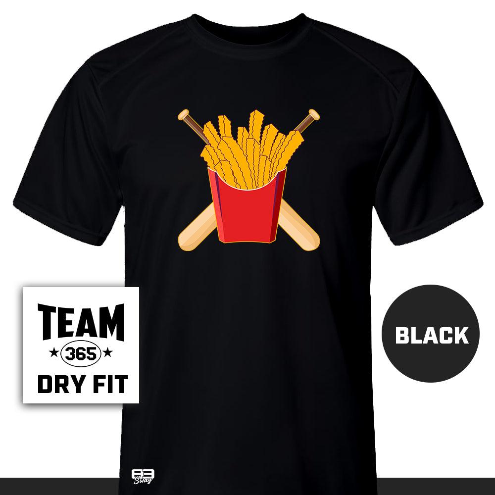 Performance T-Shirt - MULTIPLE COLORS AVAILABLE - Team Rally Fries Baseball - 83Swag