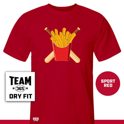 Performance T-Shirt - MULTIPLE COLORS AVAILABLE - Team Rally Fries Baseball - 83Swag